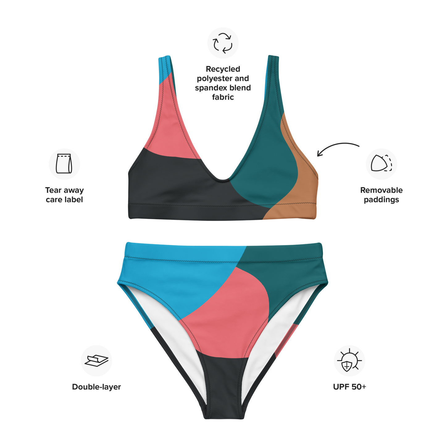 Origin Guatemala High-Waist 2 Pc Bikini