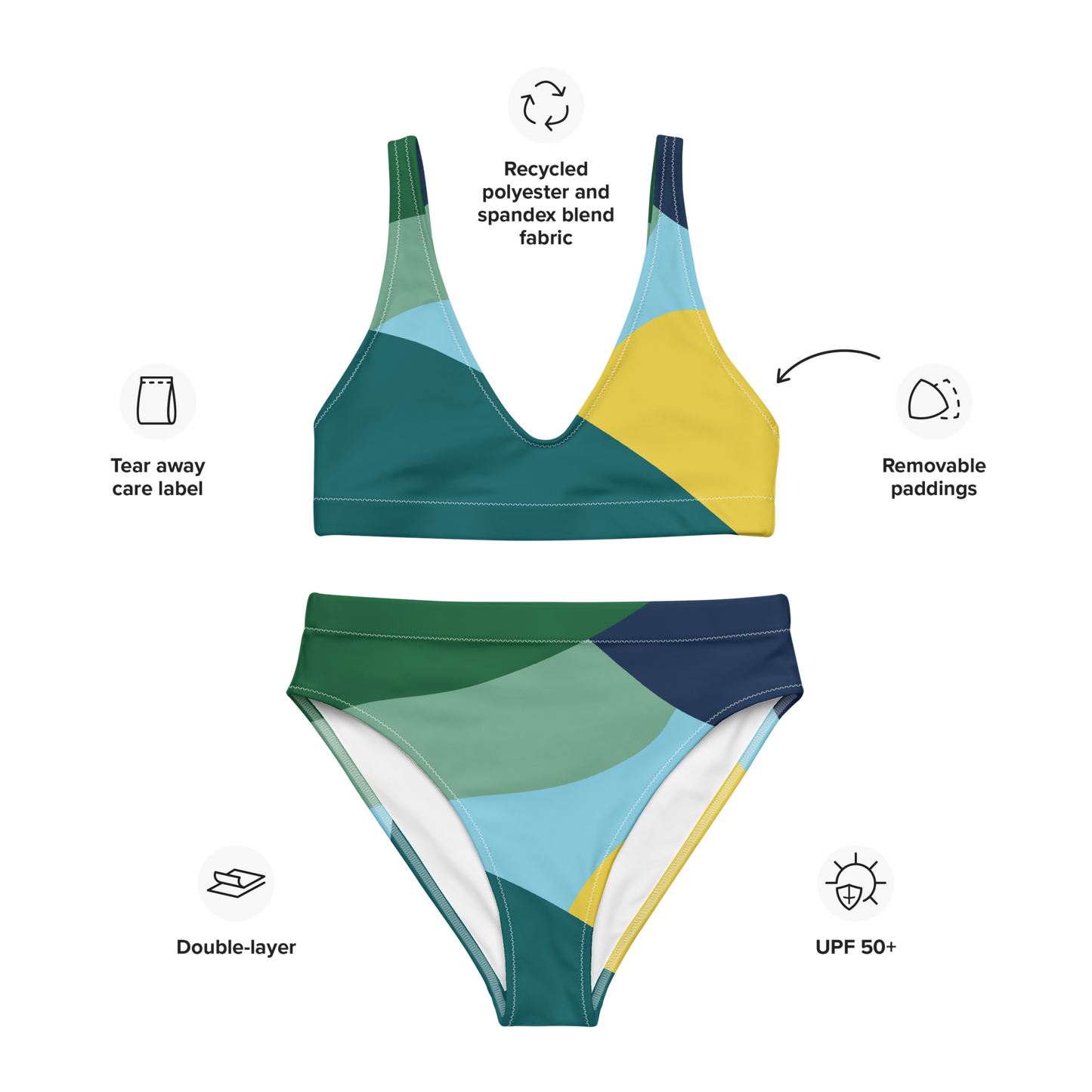 Origin Brazil High-Waist 2 Pc Bikini