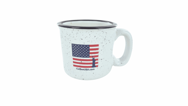 American Flag Mug - Ceramic Campfire Mug USA  Patriotic - Image 4