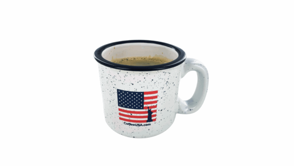 American Flag Mug - Ceramic Campfire Mug USA  Patriotic - Image 7