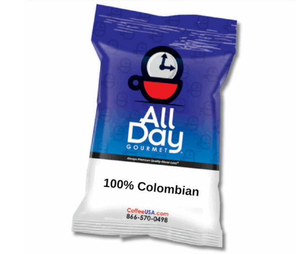 100% Colombian by All Day Gourmet 1.5 oz - 42 Count Pillow Pack Auto renew