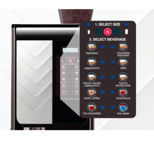 CRESCENDO, 120V 60HZ Bean-to-Cup Espresso 44300.0201 - Image 2