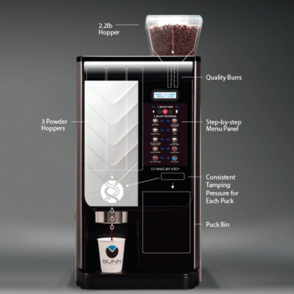 CRESCENDO, 120V 60HZ Bean-to-Cup Espresso 44300.0201 - Image 3
