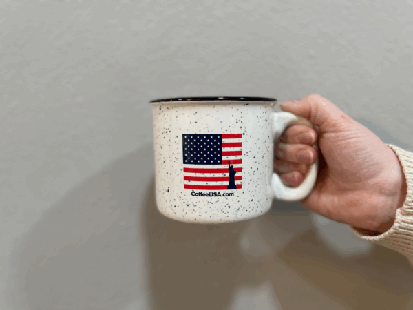 American Flag Mug - Ceramic Campfire Mug USA  Patriotic - Image 5