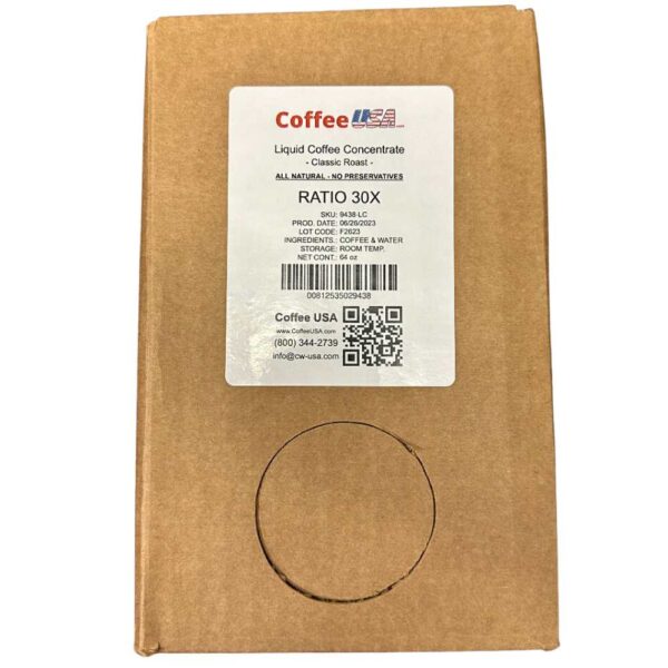 Coffee USA Liquid Coffee Concentrate - Classic Roast -64 oz - Bag In Box (30:1 Ratio) with Scholle connection - Image 3