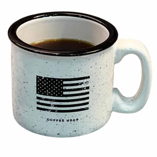 15 oz. Campfire Mug USA Flag Black/White - Image 5