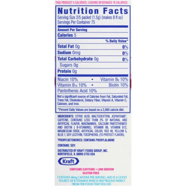 Crystal Light Drink Mix - Wild Strawberry Energy - On The Go Sticks - 30 ct - Image 2