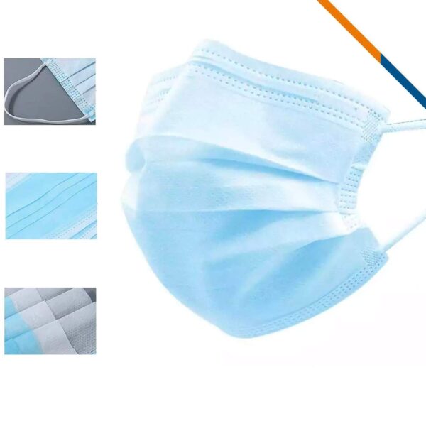 3 Ply DISPOSABLE FACE MASKS - Certified - Image 2