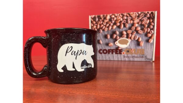 Papa Bear Campfire Ceramic Mug 15 oz. - Image 3