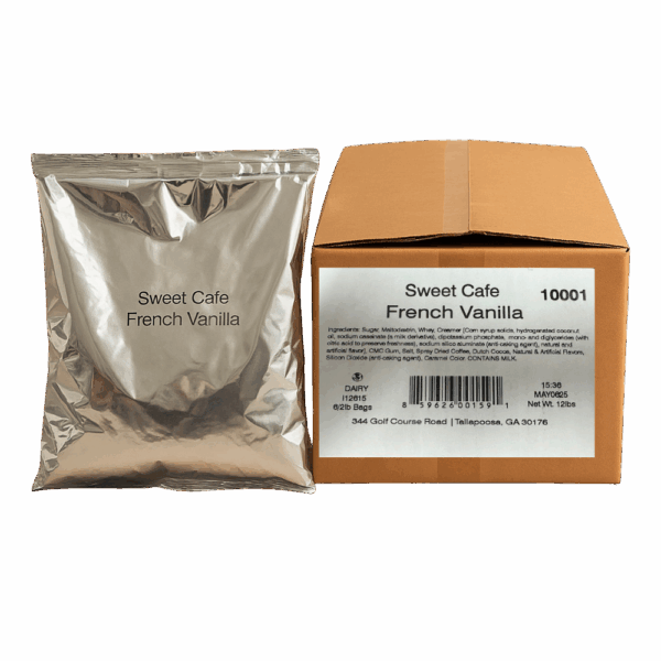 Sweet Cafe French Vanilla Cappuccino – 2 lb Bag or Case of 6