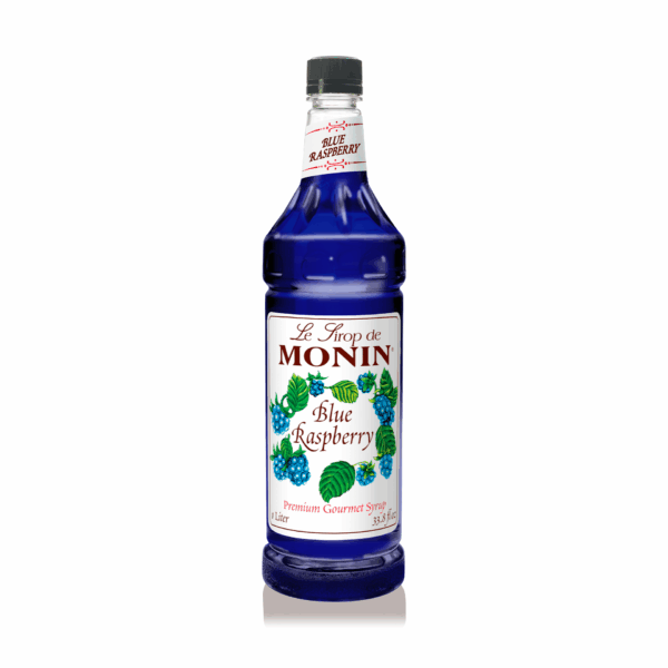 Monin Blue Raspberry Syrup – 1 L (PET Bottle)