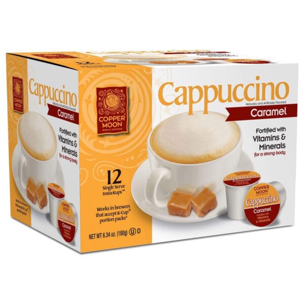 Copper Moon Caramel Cappuccino Single Cups 10.00% Off Auto renew