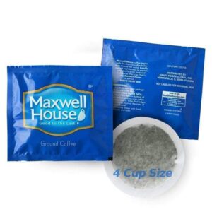 Maxwell House Hotel Filter Pack Coffee - In Room 4 Cup Size (0.7oz) - Pack of 100 10.00% Off Auto renew