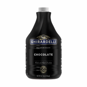 Ghirardelli Black Label Chocolate Sauce – 87.3 fl oz Bottle