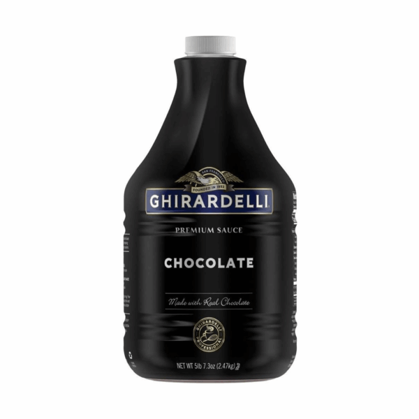 Ghirardelli Black Label Chocolate Sauce – 87.3 fl oz Bottle