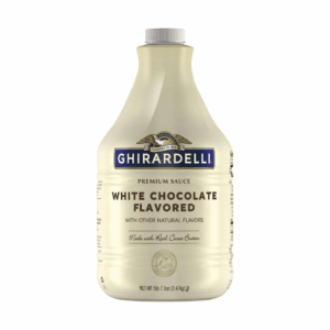 Ghirardelli White Chocolate Sauce – 87.3 fl oz Bottle