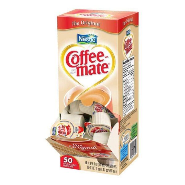 Coffee-mate Liquid Creamer Tubs - Original (Unflavored) - 50ct Box 10.00% Off Auto renew