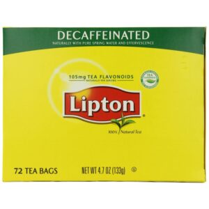 Lipton Tea Bags - All Natural - DECAF - 72ct Box 10.00% Off Auto renew
