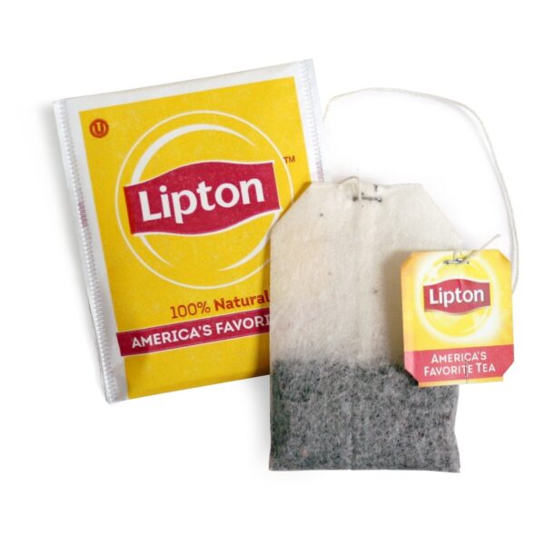 Lipton Tea Bags - 100% Natural, Regular - 100ct Box - Coffee Wholesale USA