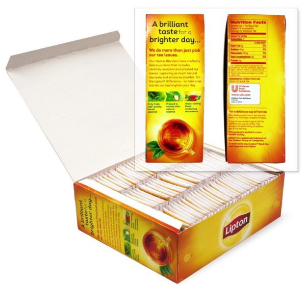 Lipton Tea Bags - 100% Natural Black Tea - 100ct Box 10.00% Off Auto renew - Image 2