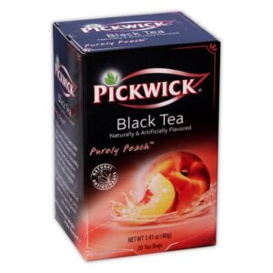 Pickwick Tea - Purely Peach - Hot Tea Bags - 20ct Box - Coffee Wholesale USA