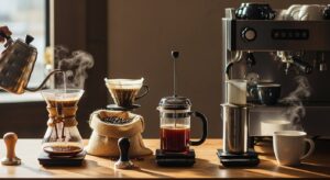 coffee brewing methods comparison flavor body acidity