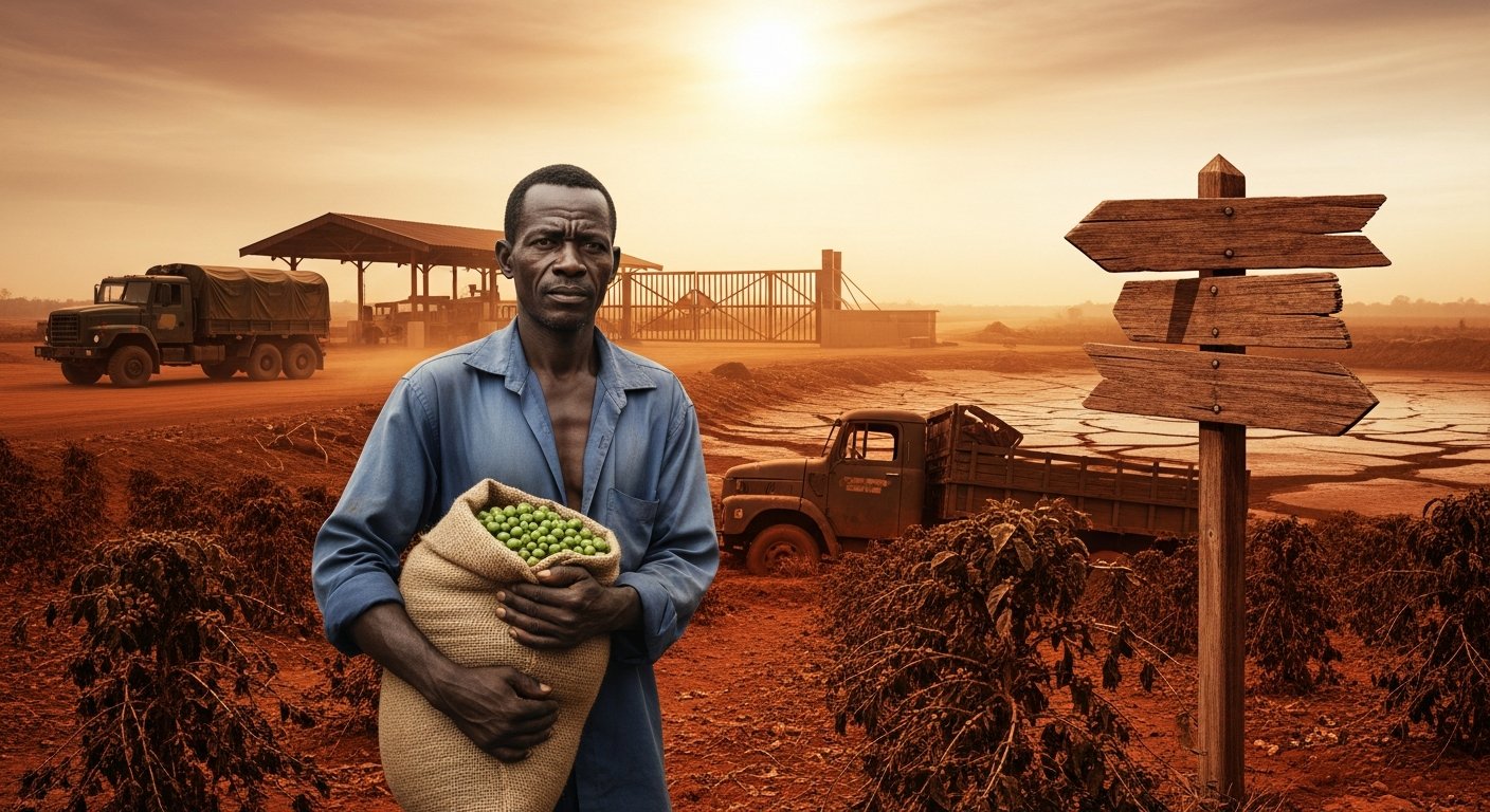 geopolitics coffee supply chain farmer impact