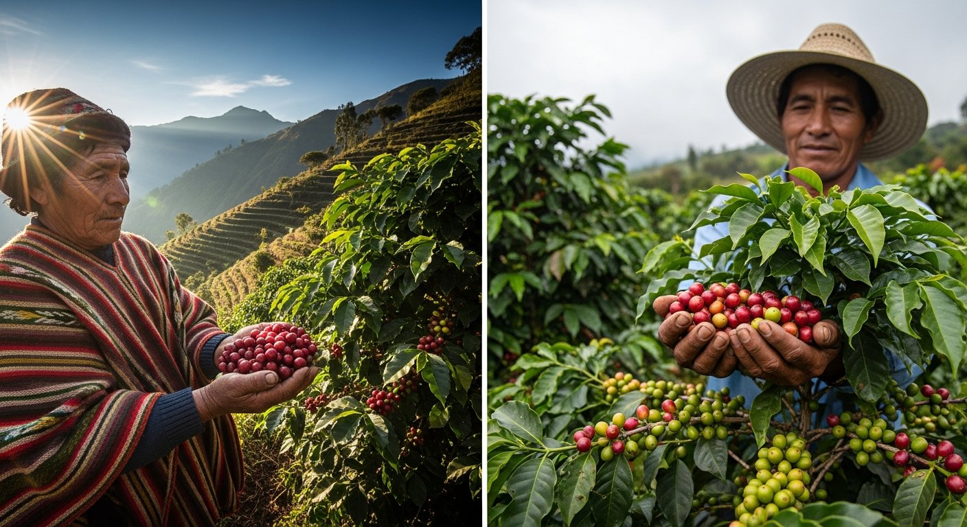 high altitude vs low altitude organic coffee flavor