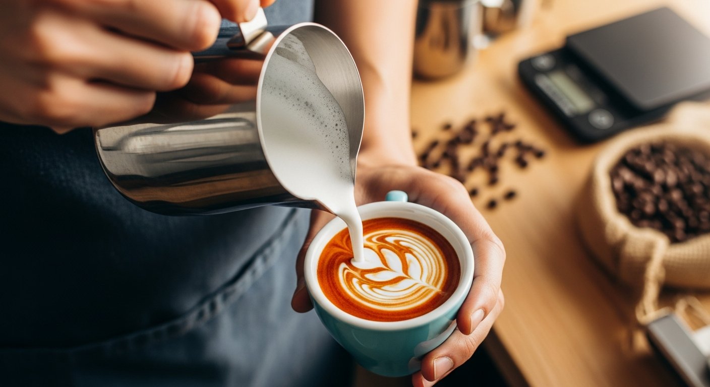 latte art advanced techniques tulip rosetta home barista