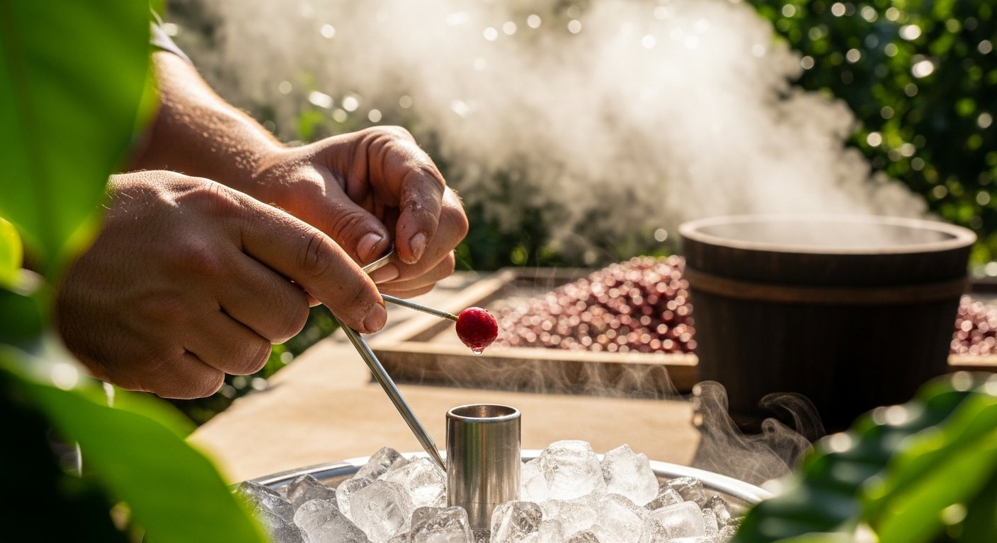 thermal shock coffee processing method flavor impact