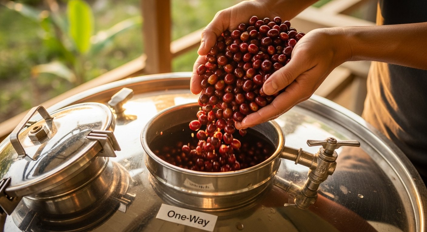 anaerobic fermentation single origin organic coffee flavor