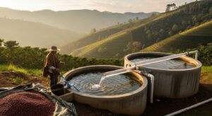 water conservation techniques coffee processing origin
